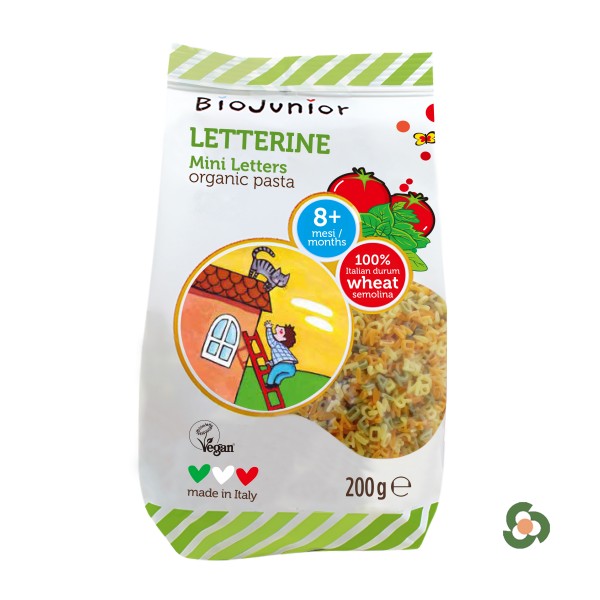 義大利Biojunior蔬菜小字母麺200g（8月以上）