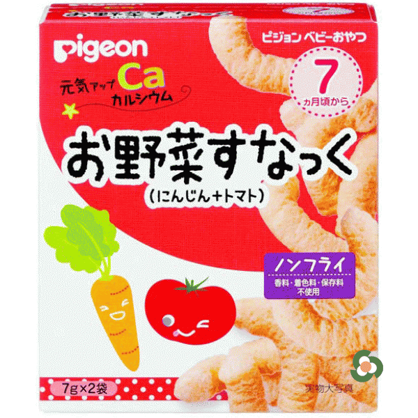 Pigeon 蔬菜小吃胡蘿蔔+番茄(7個月以上)