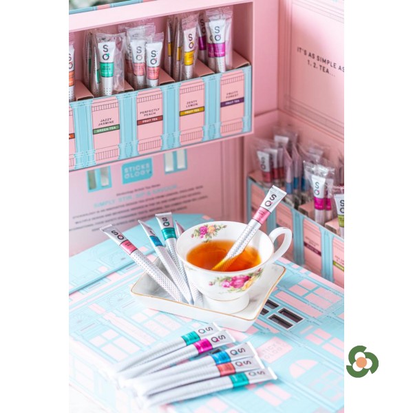 Sticksology 茶迷倫敦50枝奢華限定禮盒 (粉藍)