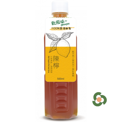 飲原味 陳皮冰糖燉檸檬500ml
