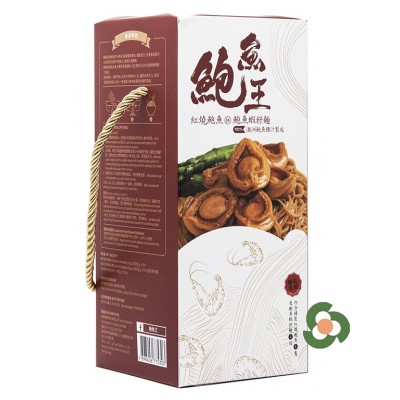 鮑魚王 紅燒鮑魚拼鮑魚蝦籽麵套裝